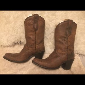 Women’s Leather Cowboy Boots
